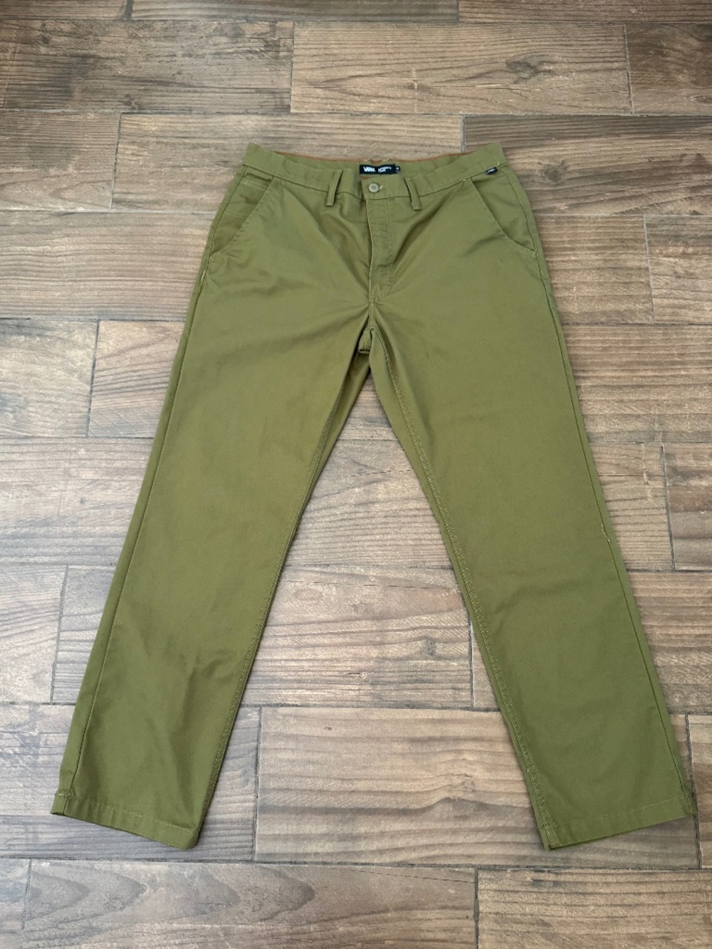 Vans Authentic Chino Relaxed Fit Pants – Men's Size 36 (Olive / Avocado Green)
